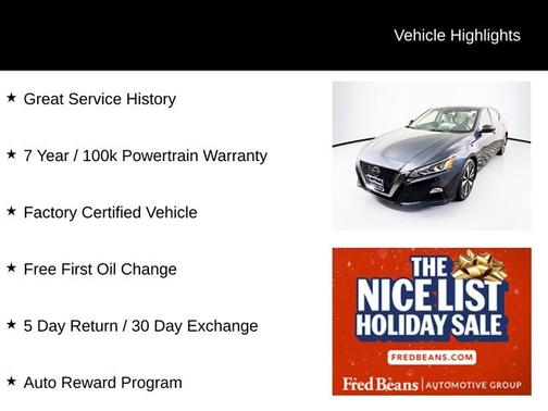 2022 Nissan Altima 2.5 SV