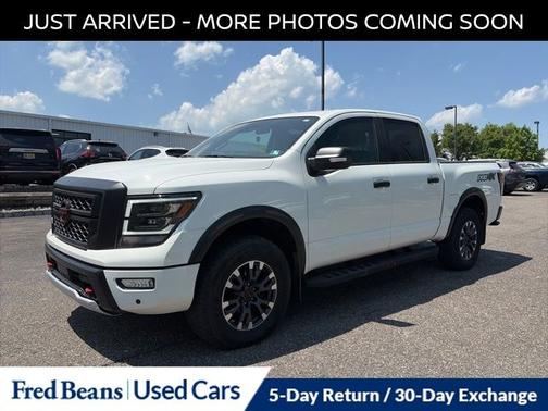 Glacier White 2024 Nissan Titan PRO-4X