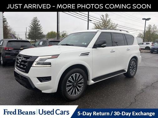 Aspen White 2023 Nissan Armada SL