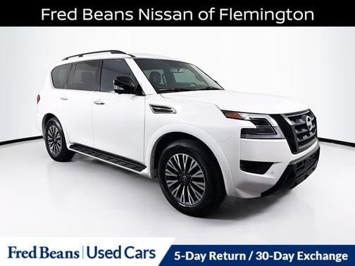 Aspen White 2023 Nissan Armada SL