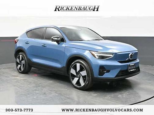 Fjord Blue 2023 Volvo C40 Recharge Pure Electric Ultimate