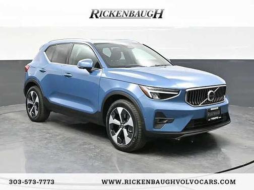 Fjord Blue 2025 Volvo XC40 Plus