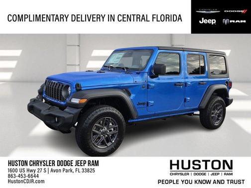 Blue 2026 Jeep Wrangler Sport