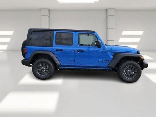 Blue 2025 Jeep Wrangler Sport