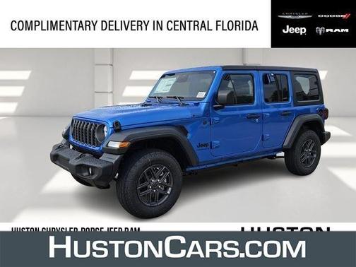 Blue 2025 Jeep Wrangler Sport