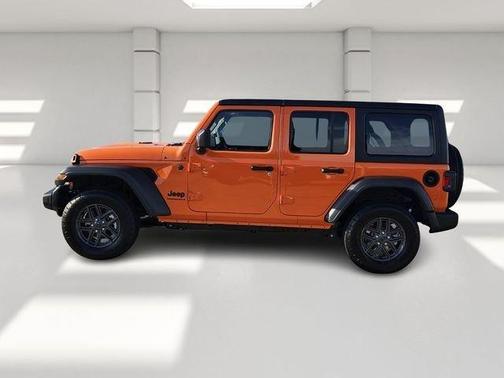 Orange 2025 Jeep Wrangler Sport