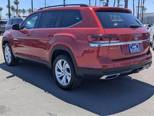 Aurora Red Metallic 2023 Volkswagen Atlas 3.6L SE w/Technology