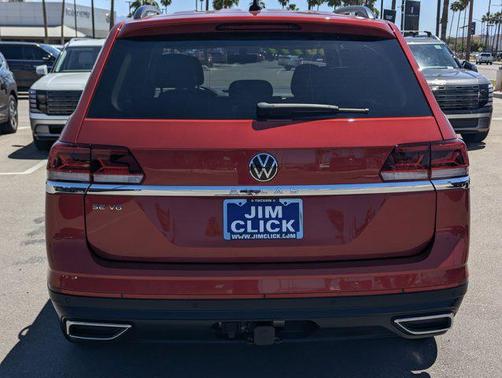 Aurora Red Metallic 2023 Volkswagen Atlas 3.6L SE w/Technology