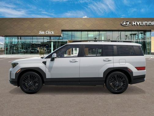 Serenity White 2026 Hyundai SANTA FE HEV Calligraphy