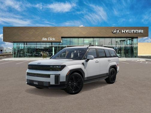 Serenity White 2026 Hyundai SANTA FE HEV Calligraphy