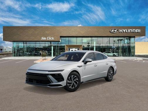 Serenity White 2026 Hyundai SONATA Hybrid Base
