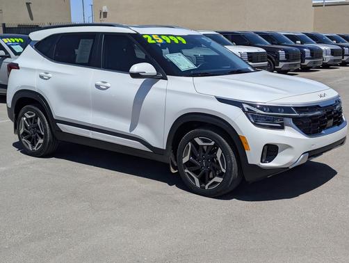 Snow White Pearl 2024 Kia Seltos SX Turbo