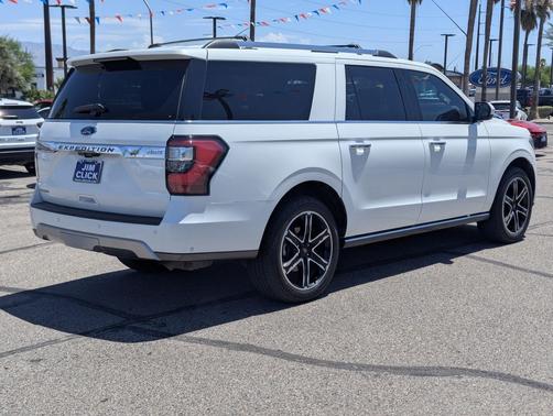 Star White Metallic Tri-Coat 2021 Ford Expedition Max Limited