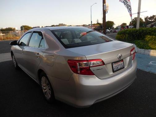 Silver 2012 Toyota Camry LE