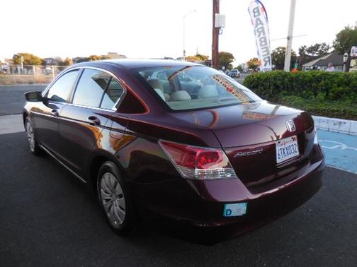 Maroon 2008 Honda Accord LX