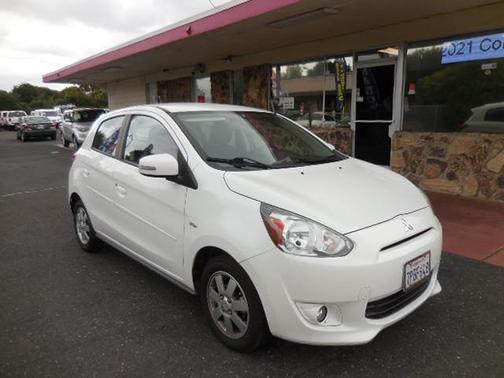 White 2015 Mitsubishi Mirage ES