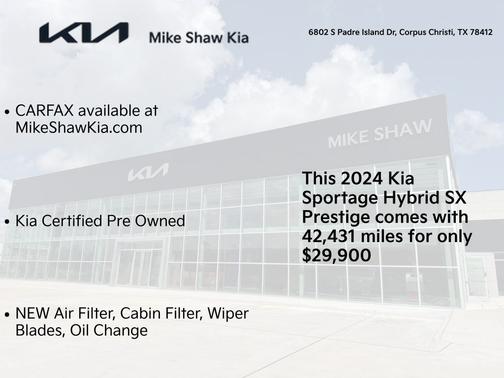 Shadow 2024 Kia Sportage Hybrid SX-Prestige