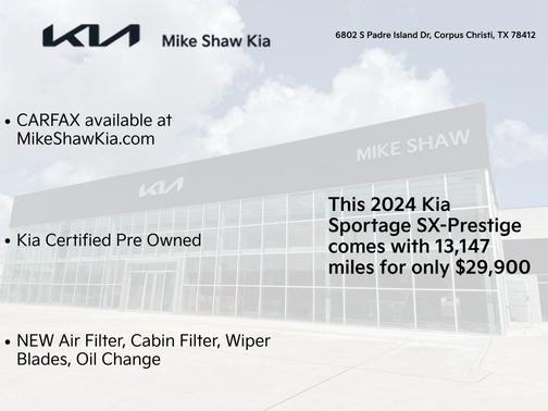 Glacial White Pearl 2024 Kia Sportage SX-Prestige