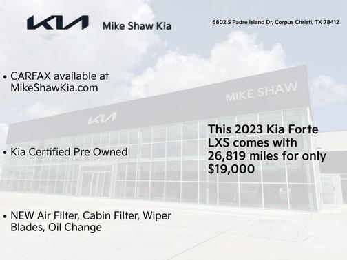 Aurora Black 2023 Kia Forte LXS