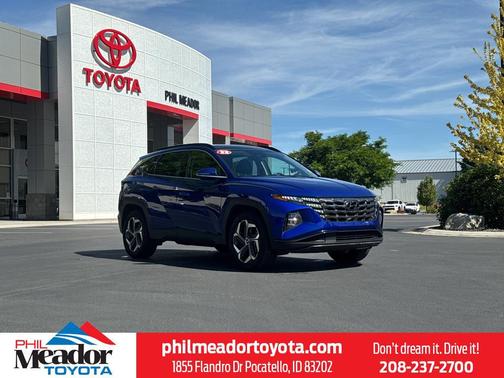 Intense Blue 2022 Hyundai TUCSON Limited
