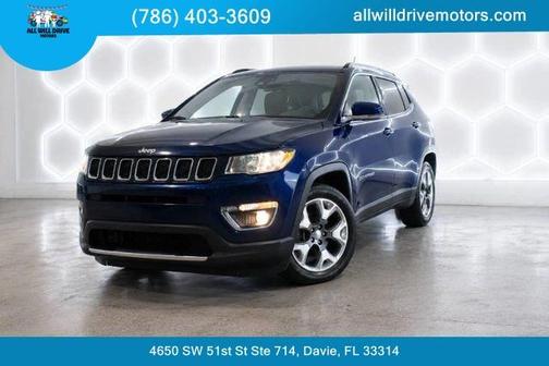 Jazz Blue 2020 Jeep Compass Limited