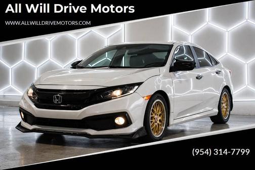 White 2021 Honda Civic Sport