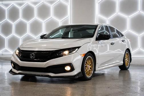 White 2021 Honda Civic Sport