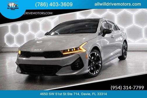 Gray 2022 Kia K5 GT-Line