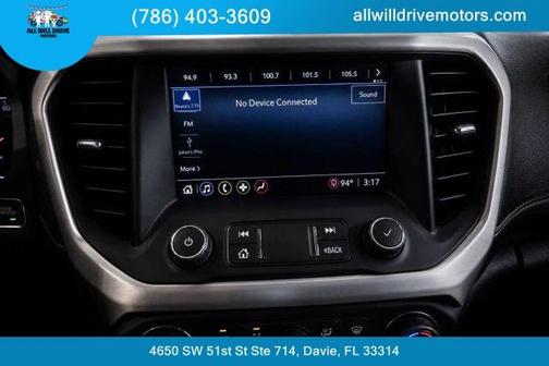 Dark Sky Metallic 2020 GMC Acadia SLT