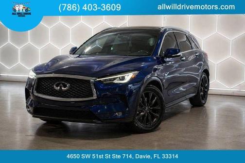 Hermosa Blue 2020 INFINITI QX50 Luxe
