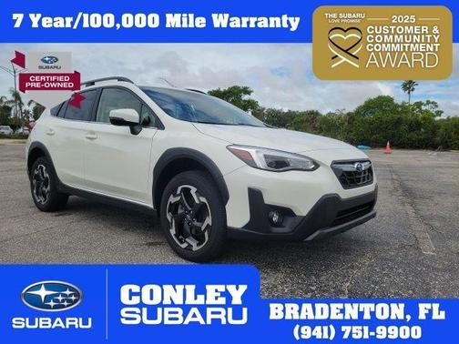 Crystal White Pearl 2023 Subaru Crosstrek Limited