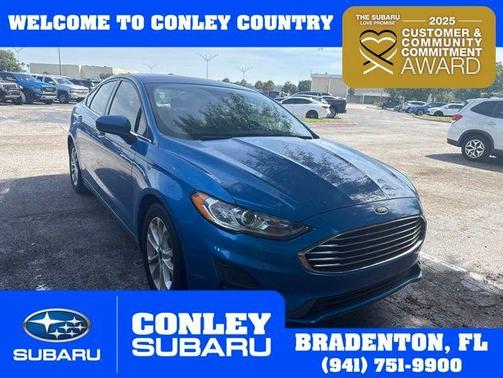 Blue Metallic 2019 Ford Fusion SE
