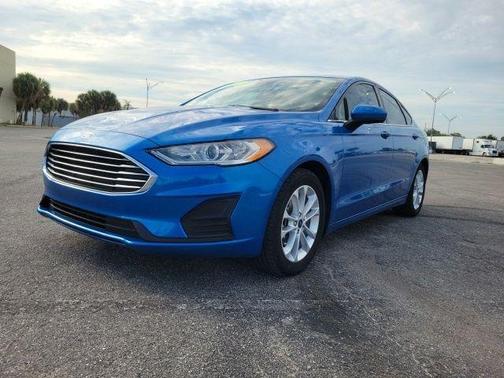 Blue Metallic 2019 Ford Fusion SE