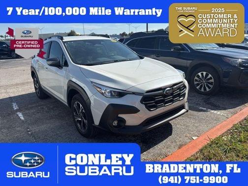 Crystal White Pearl 2024 Subaru Crosstrek Premium