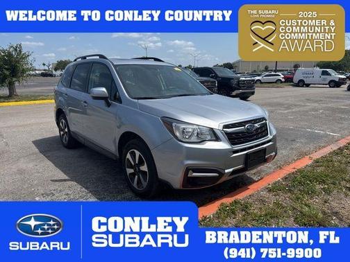 Ice Silver Metallic 2018 Subaru Forester 2.5i Premium