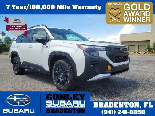 Crystal White Pearl 2026 Subaru Forester Wilderness