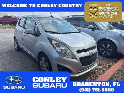 Silver 2015 Chevrolet Spark 1LT