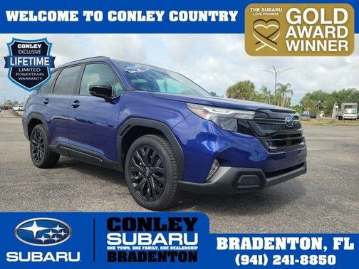 Blue 2026 Subaru Forester Sport