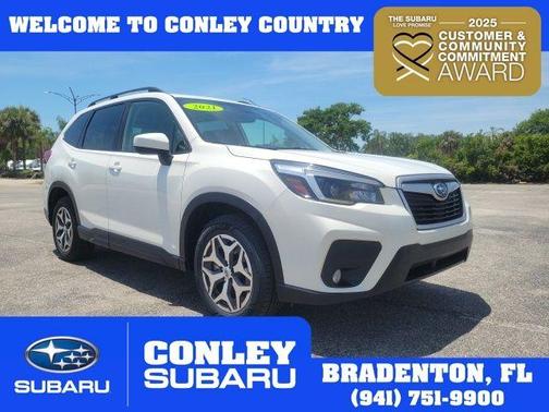 Crystal White Pearl 2021 Subaru Forester Premium