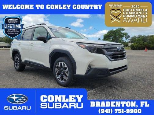 White Pearl 2026 Subaru Forester Premium