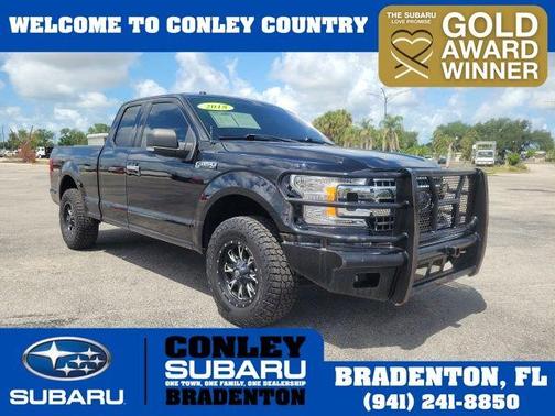 Shadow Black 2018 Ford F-150 XLT
