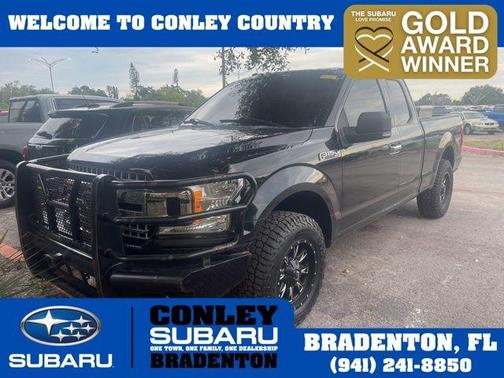 Shadow Black 2018 Ford F-150 XLT