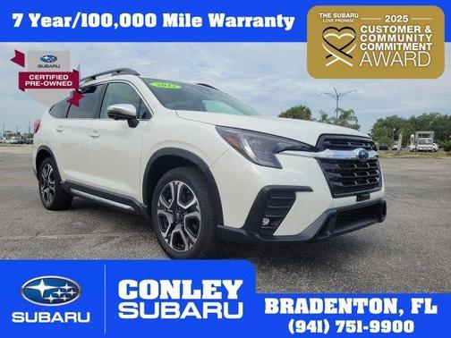 Crystal White Pearl 2023 Subaru Ascent Limited 8-Passenger