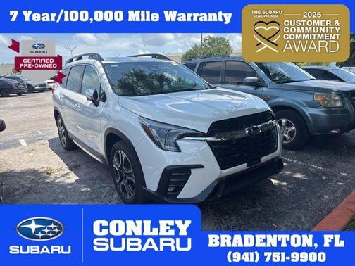 Crystal White Pearl 2023 Subaru Ascent Limited 8-Passenger
