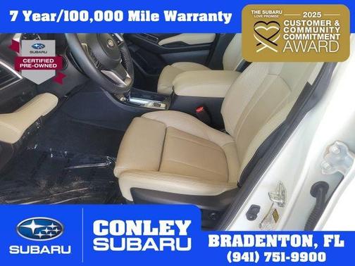 Crystal White Pearl 2023 Subaru Ascent Limited 8-Passenger