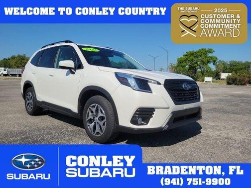 Crystal White Pearl 2023 Subaru Forester Premium