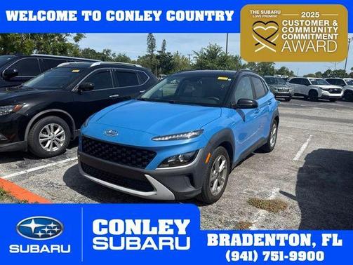 Black 2022 Hyundai KONA SEL