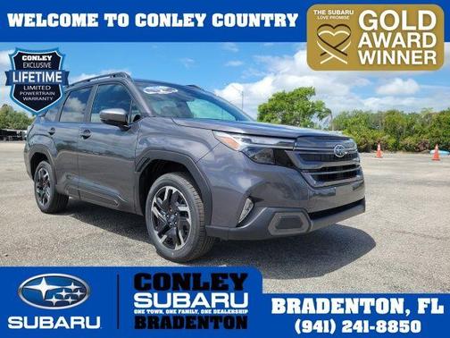 Gray 2026 Subaru Forester Limited