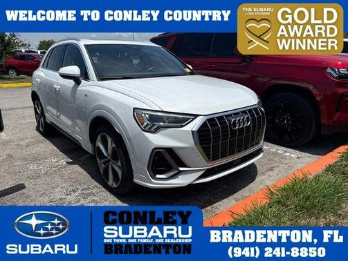 Glacier White Metallic 2020 Audi Q3 45 S line Premium Plus