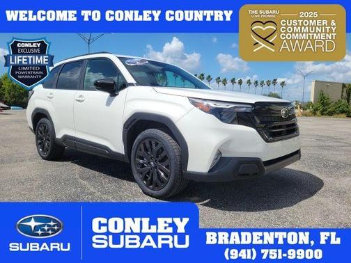 White Pearl 2026 Subaru Forester Sport
